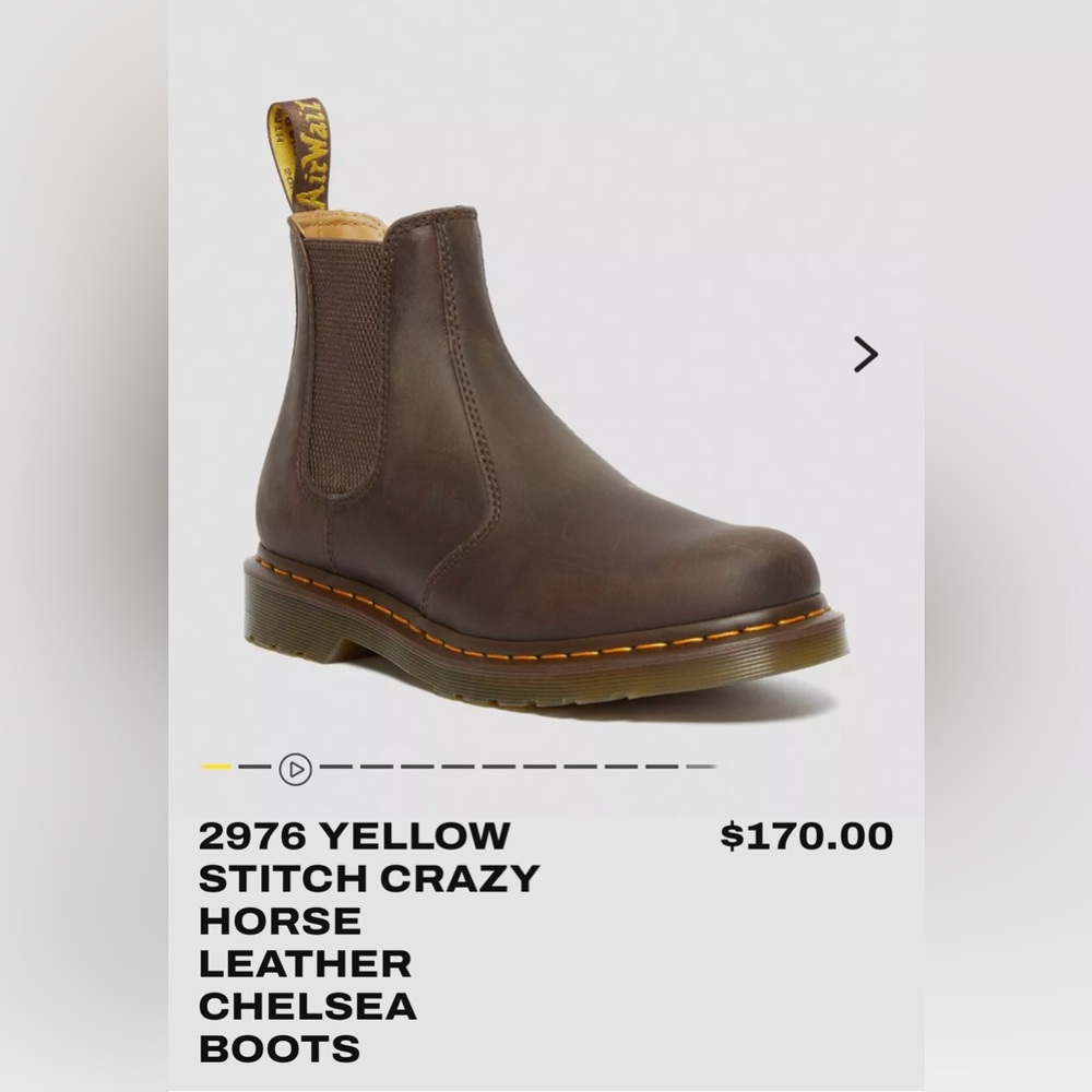 Doc Martens Brown Leather Chelsea Boot
